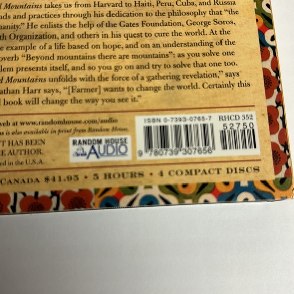 Audiobook Mountains Beyond Mountains by Tracy Kidder winner of Pulitzer Prize - Picture 3 of 8